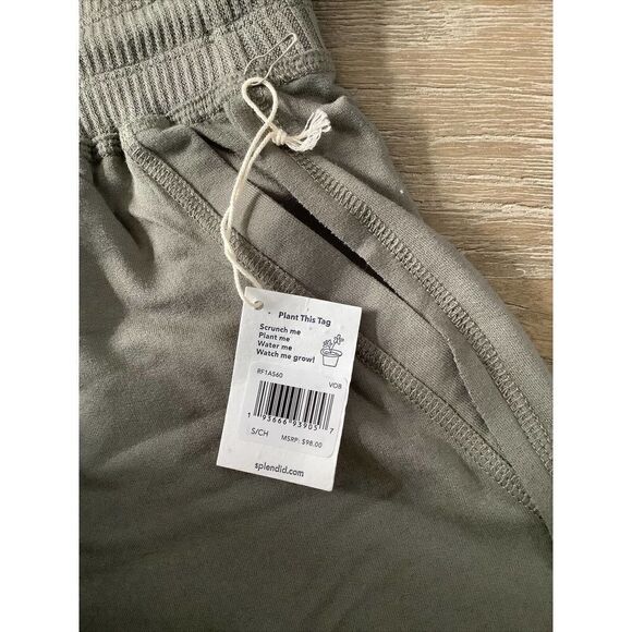 Splendid Women's Shorts Olive Size Small NEW ECO SUPERSOFT BLOOM SHORT NWT Army - Picture 7 of 8